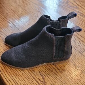 Rothy's The Merino Chelsea Boot In Dark Brown Size 6.5